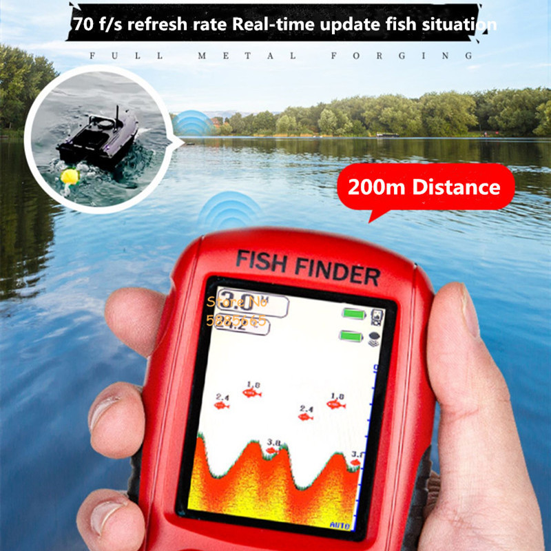 Sonda de Pesca Inteligente y P - Fishing Boat Depth Finder reseña y precio