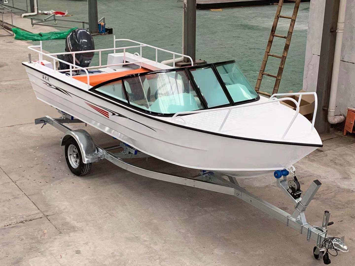 Barcos de pesca de 5,28 m de l - Fishing Boat Fiberglass reseña y precio