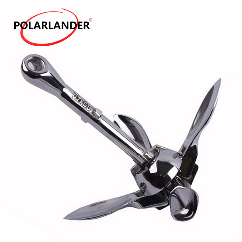 Ancla de grapnel plegable para - Fishing Boat Anchor reseña y precio