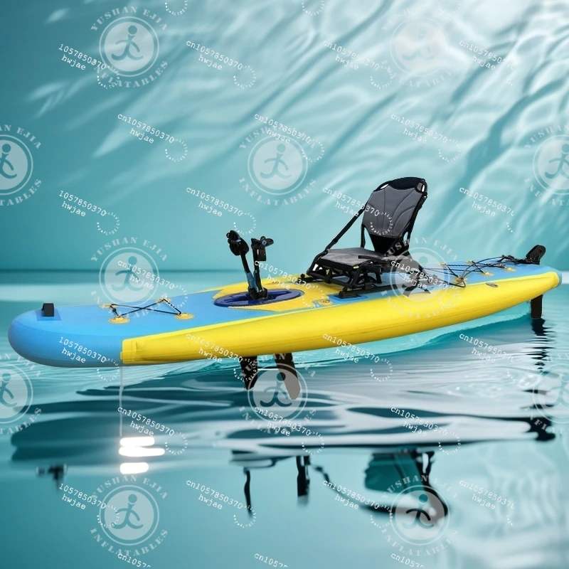 Kayak Inflable con Pedales y L - Fishing Boat Inflatable reseña y precio